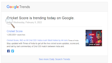  Cricket Score is trending today on Google. #trending #topics #on #google