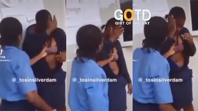 See The Moment  A female Secondary School Student Was Assaulted By Her Colleagues Inside A Boarding School In Owerri