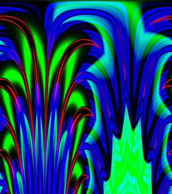 Colorful Abstract Art done in Photopea by gvan42 - Psychedelic - Mushroom Visions