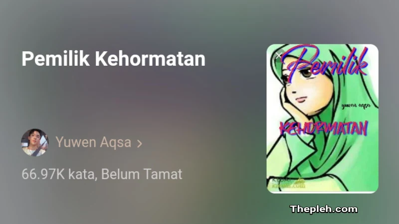 Novel Pemilik Kehormatan