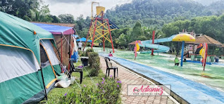 Famili Camping di Asahan Water Theme Park | Selesa, seronok dan terbaik untuk newbie