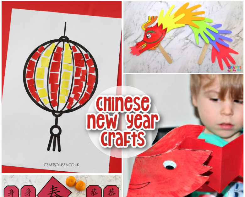Chinese New Year Craft: Toilet Paper Tube Firecrackers