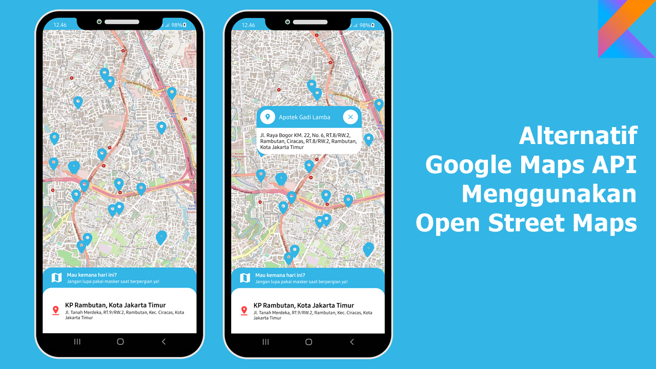Tutorial Alternatif Google Maps API Menggunakan Open Street Maps