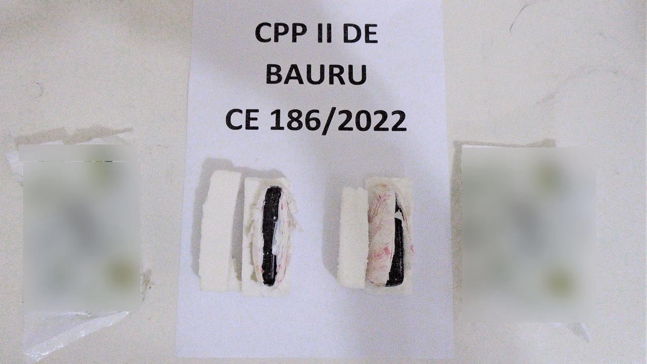 Minicelulares são encontrados em barras de sabão no CPP II de Bauru