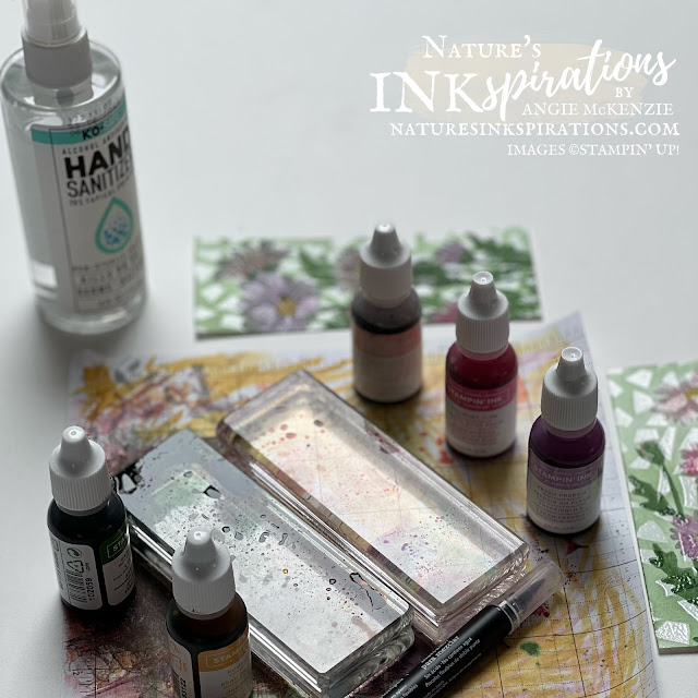 Faux Alcohol Marker Technique with Daisy Garden | Nature's INKspirations by Angie McKenzie