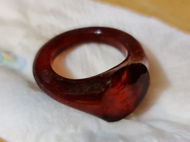 Medieval treasure trove of ‘elite’ jewellery including a solid amber ring found in Poland