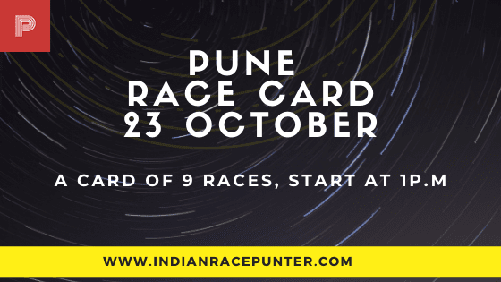 Pune Race Card 18 October