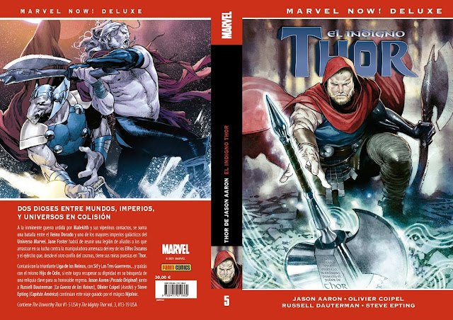 Reseña de Marvel Now! Deluxe. Thor de Jason Aaron 5. El Indigno Thor, Panini Cómics.