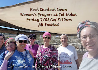 Rosh Chodesh Women's Prayers at Tel Shiloh