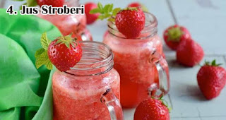 Jus Stroberi merupakan salah satu jenis minuman yang mampu tingkatkan imun tubuh