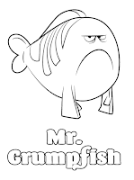 Mr. Grumpfish- Bubble Guppies coloring page