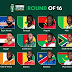 The complete lineup of Round of 16 fixtures for the Africa Cup of Nations is unveiled, with Ivory Coast qualifying as one of the best third-placed teams.