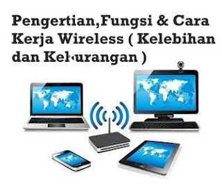 Pengertian,Fungsi & Cara Kerja Wireless ( Kelebihan dan Kekurangan )