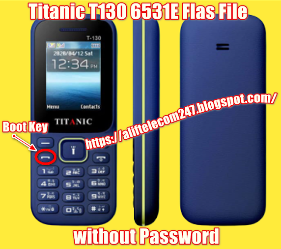 Titanic T-130 Flash File without password