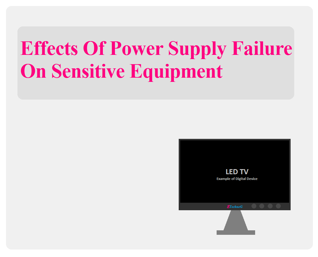Effects Of Power Supply Failure On Sensitive Equipment