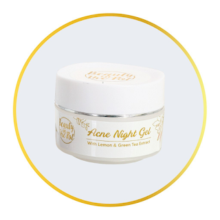 Acne Night Gel with Lemon and Green Tea Extract