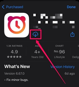 استخدام App Store لنقل التطبيقات إلى iPhone جديد