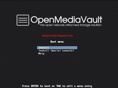 instalasi OpenMediaVault