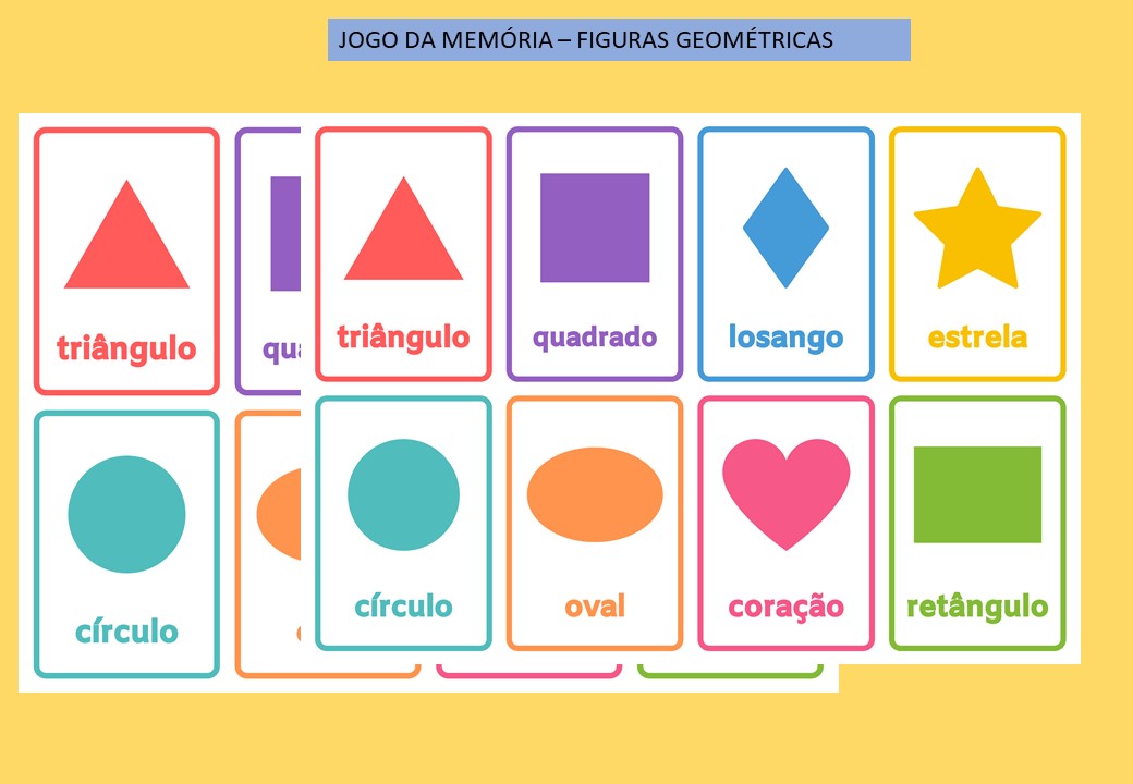 Jogo da Memória- Formas Geométricas