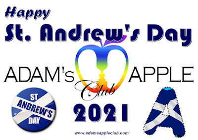 Happy St  Andrew's Day 2021 Adams Apple Club Chiang Mai