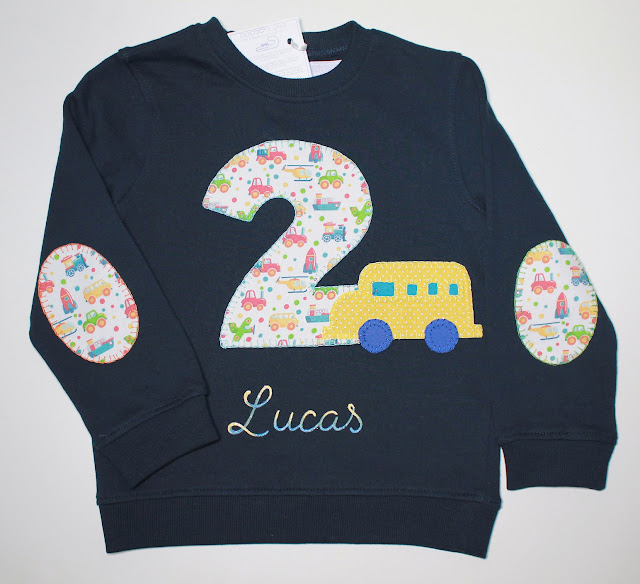 sudadera cumpleaños 2 años