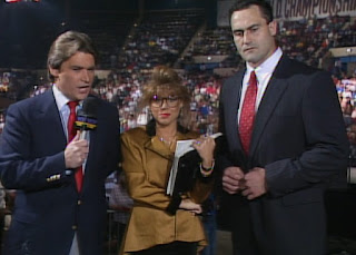 WCW Clash of the Champions 13 Review - Tony Schiavone interviews Alexandra York and Michael Wallstreet