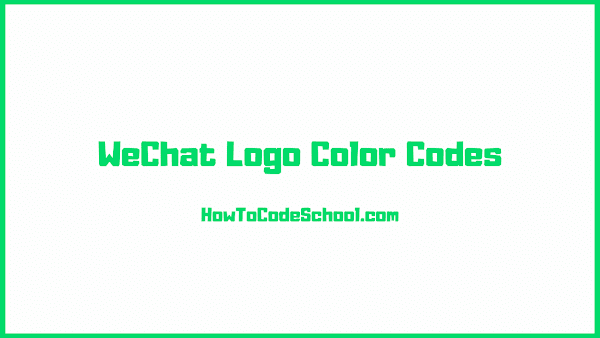 WeChat Logo Color Codes