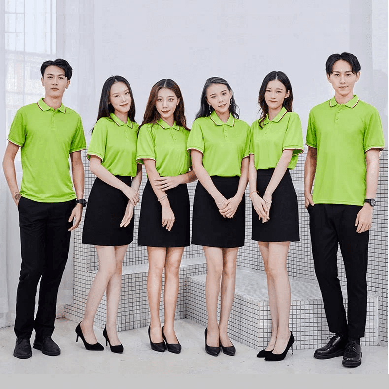 áo đồng phục lacoste màu xanh