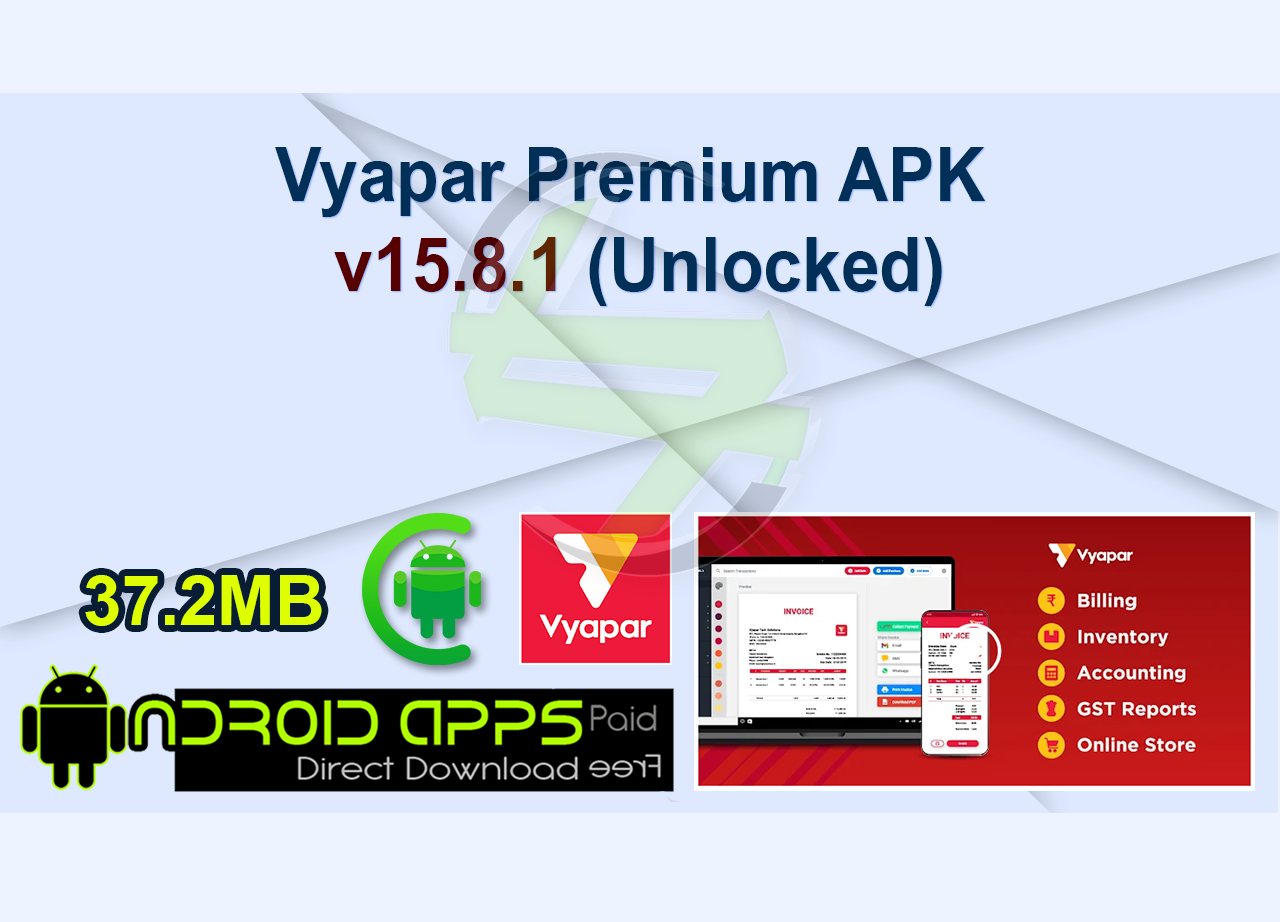 Vyapar Premium APK v15.8.1 (Unlocked)