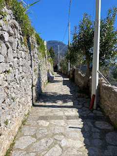 View of the Sentiero dei Limoni, between Minori and Maiori, Amalfi Coast.