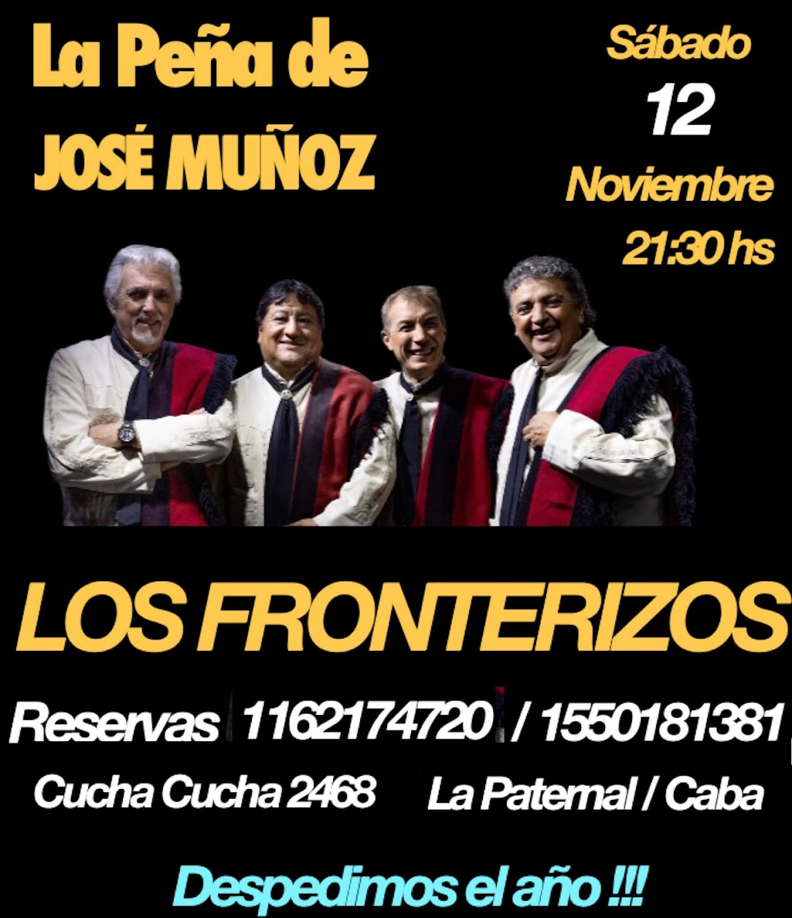 LOS FRONTERIZOS en La Peña de José Muñoz!!