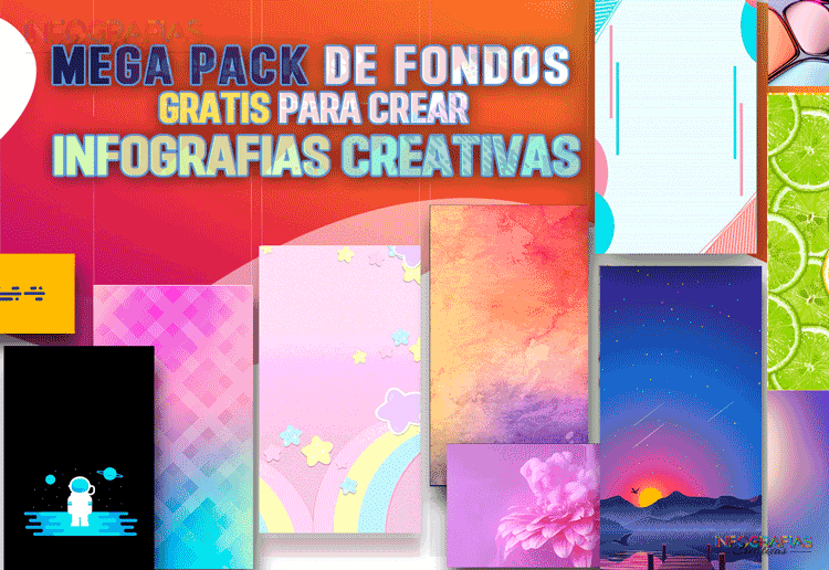 Fondos para infografías creativas 【Gratis Mega Pack】