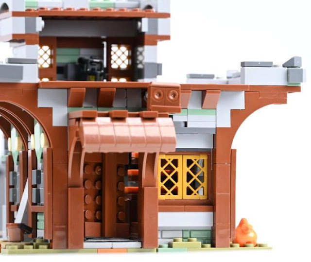 Nifeliz Medieval Town Market Compatible With Lego