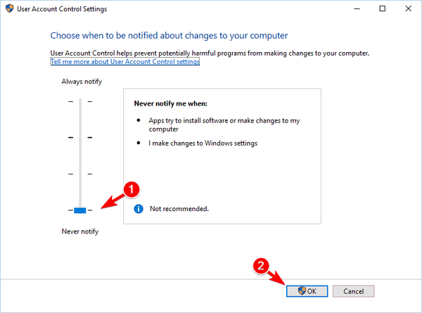 إصلاح خطأ رفض الوصول في نظام التشغيل Windows 10