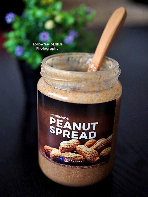 Homemade Chunky Peanut Spread (Less Sweet)  RM13.90/Btl