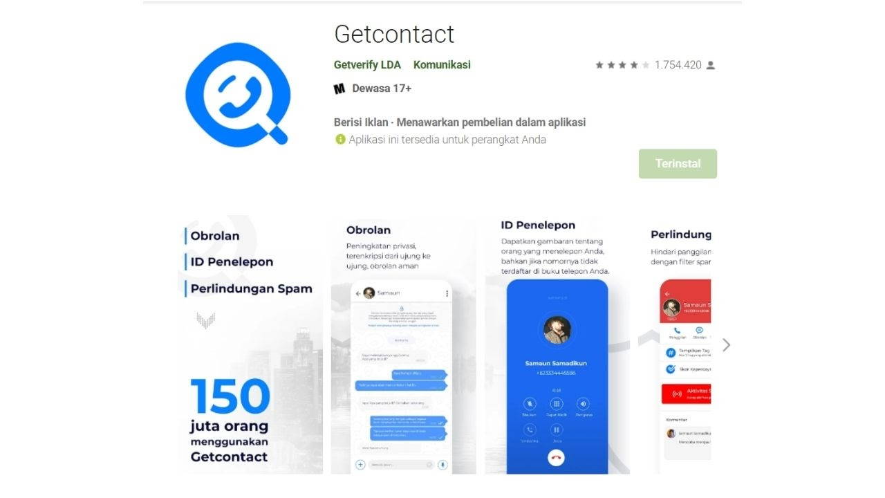 Cara Mengetahui Orang Menyimpan Kontak Kita dengan Nama Apa Melalui GetContact