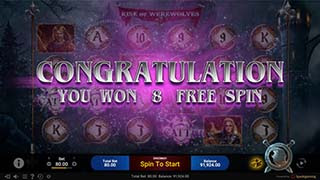 free spin rise of werewolves