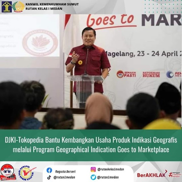 DJKI - Tokopedia Bantu Kembangkan Usaha Produk Indikasi Geografis melalui Program Geographical Indication Goes to Marketplace 