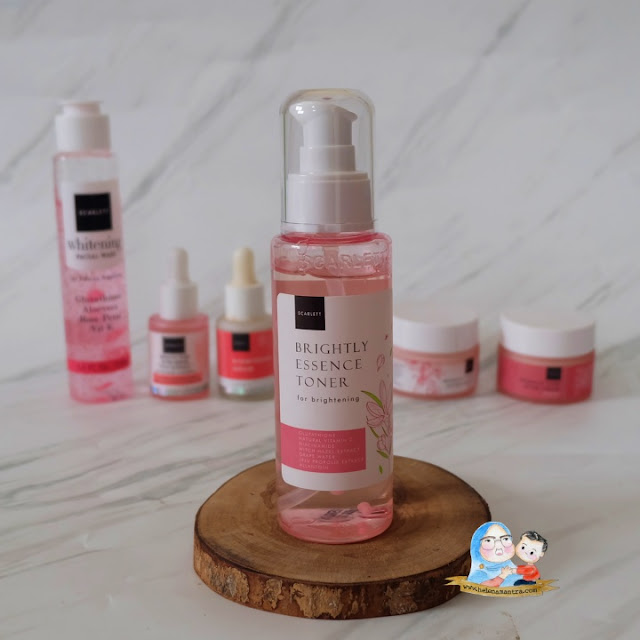 cara pakai essence toner Scarlett