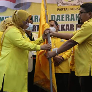 MUSDA ke V, Ade Puspitasri Resmi Nahkodai DPD Golkar Kota Bekasi 