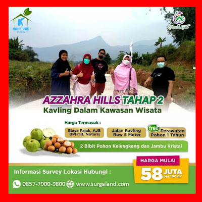 0857-7900-9800 | Jual Kavling Premium Strategis Azzahra Hills Jonggol Bogor Lokasi Nempel Jalan Raya Puncak 2