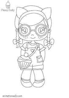 sweet cute coloring pages girls