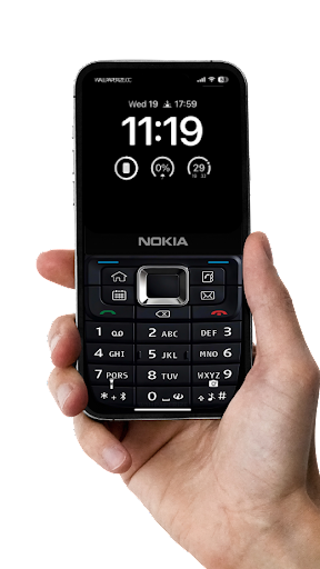Classic Nokia Phone - Lockscreen Wallpaper