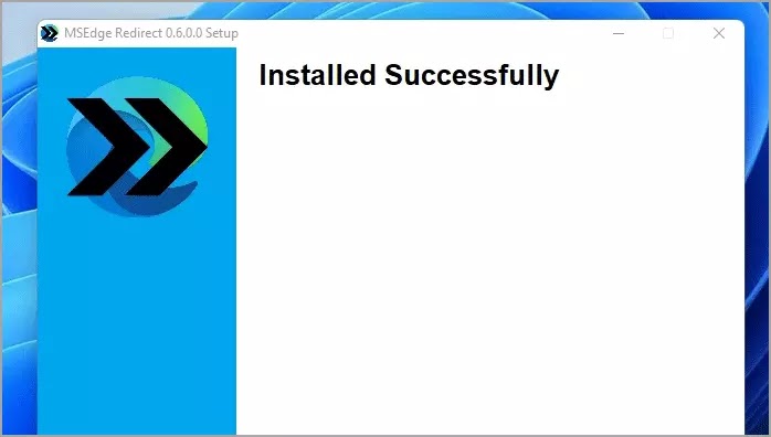 14-MSEdgeRedirect-installed-successfully