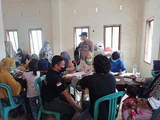 Unit Patmor Polres Enrekang Dialogis Himbau Protokol Kesehatan dan Kamtibmas Kepada Masyarakat