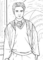 Cedric Diggory coloring page