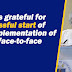 DepEd is grateful for a successful start of pilot implementation of limited face-to-face classes