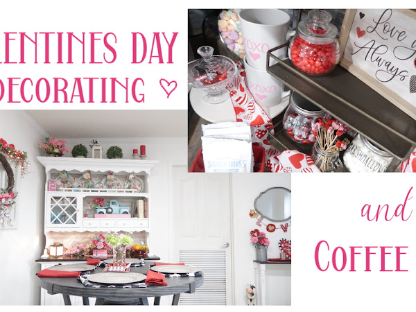 Decorating for Valentines Day & a Fun Coffee Bar