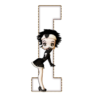 Betty Boop en Caricatura: Abecedario para Descargar Gratis.