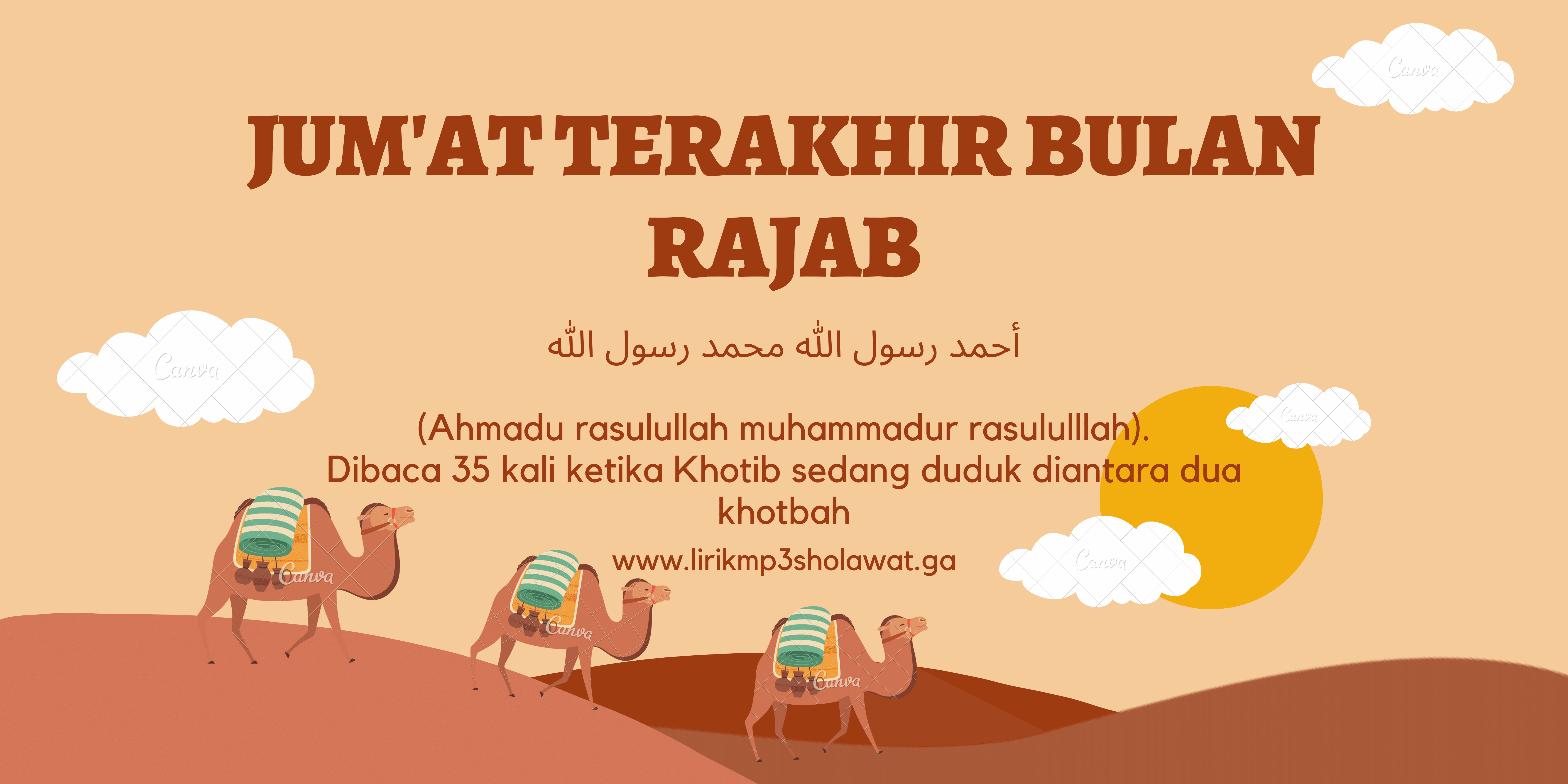 Amalan Akhir Jum'at Bulan Rajab